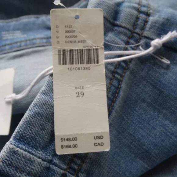 NEW PILCRO by Anthropologie Grassland Mid-Rise Wide-Leg Crop Jeans Size 29, $148 - Picture 4 of 11